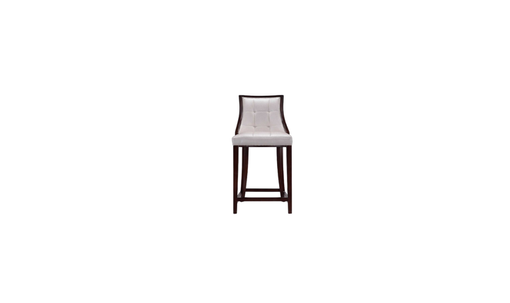 Manhattan Comfort Fifth Avenue Wood Upholstered Counter Stool