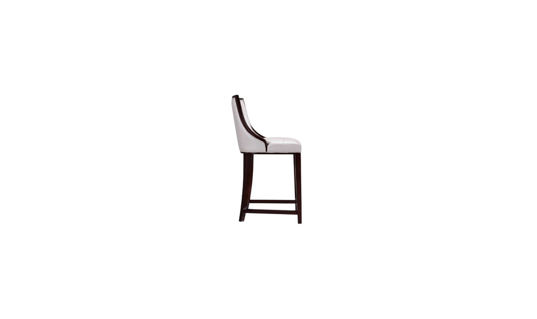 Manhattan Comfort Fifth Avenue Wood Upholstered Counter Stool