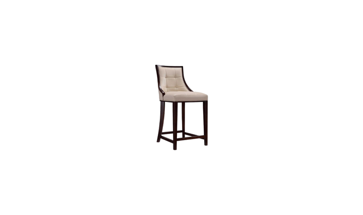 Manhattan Comfort Fifth Avenue Wood Upholstered Counter Stool