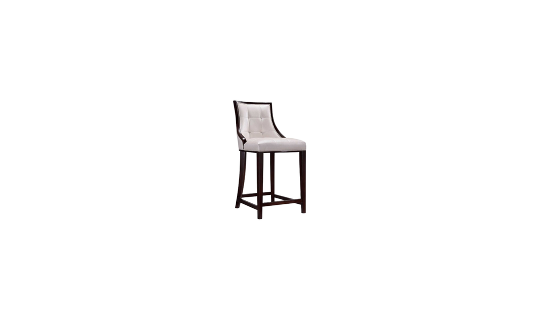 Manhattan Comfort Fifth Avenue Wood Upholstered Counter Stool