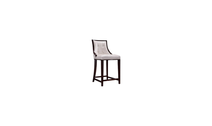 Manhattan Comfort Fifth Avenue Wood Upholstered Counter Stool