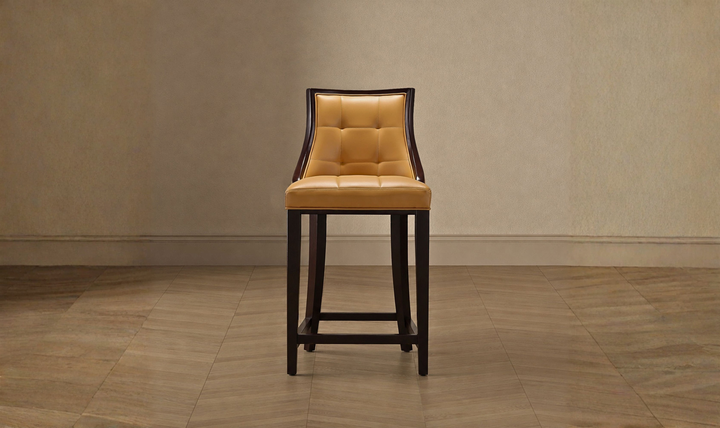 Manhattan Comfort Fifth Avenue Wood Upholstered Counter Stool