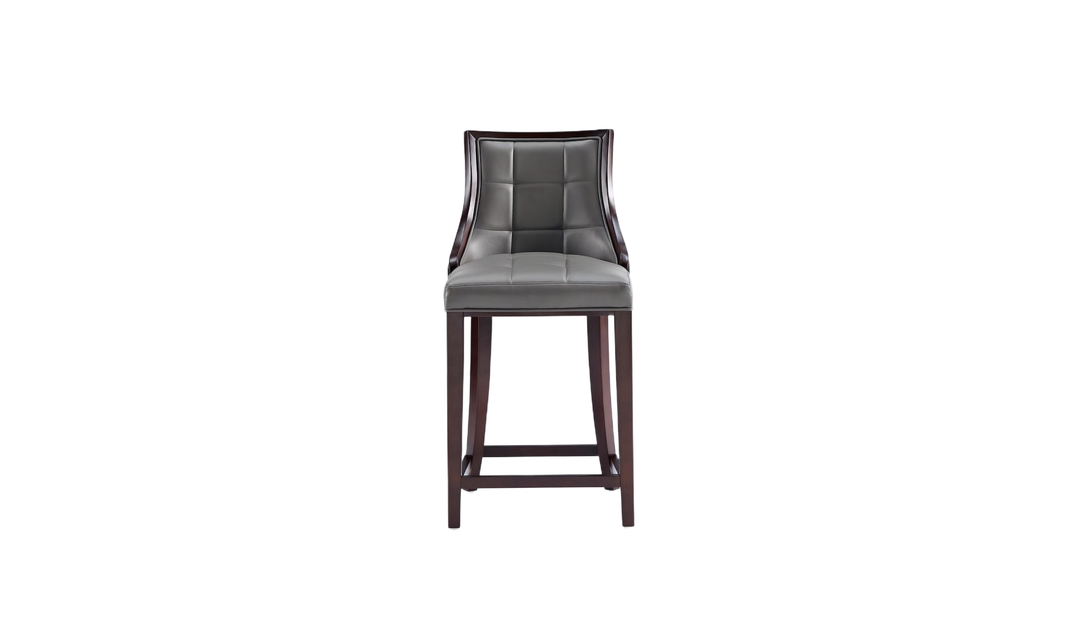 Manhattan Comfort Fifth Avenue Wood Upholstered Counter Stool