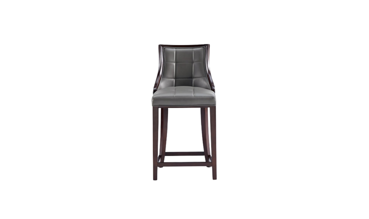 Manhattan Comfort Fifth Avenue Wood Upholstered Counter Stool