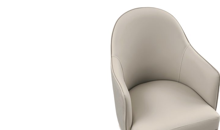 Manhattan Comfort Hillman Wood Vegan Leather and Velvet Armchair-Jennifr Furniture