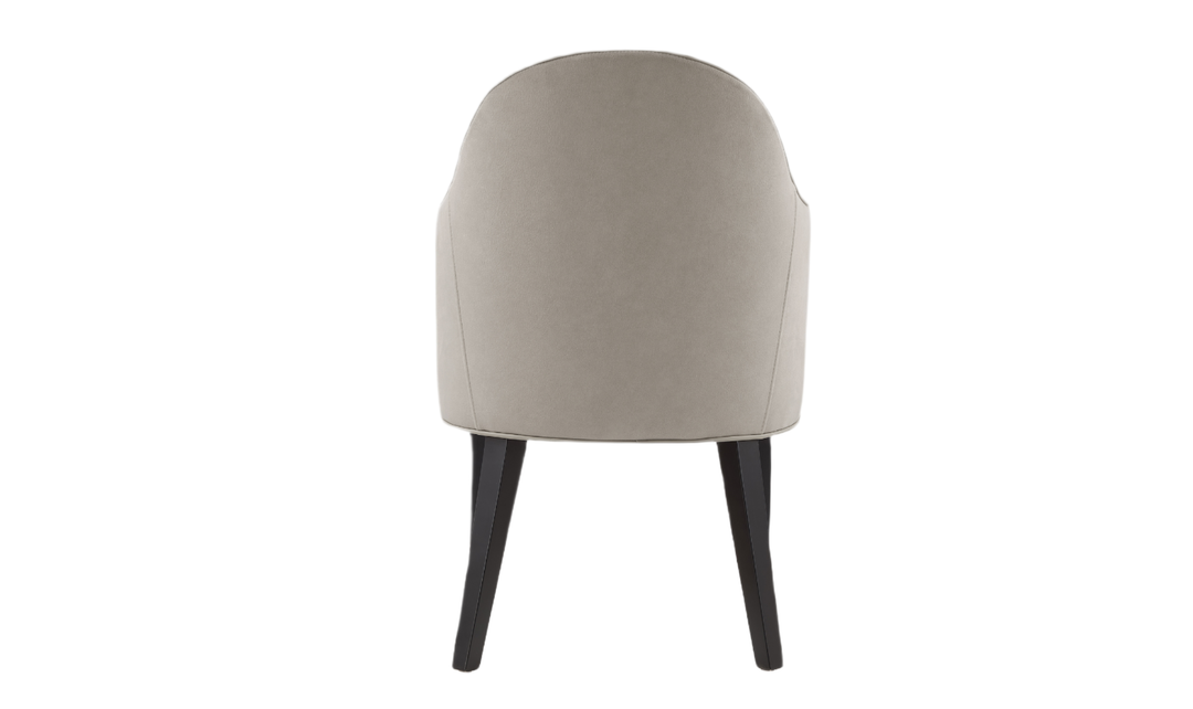 Manhattan Comfort Hillman Wood Vegan Leather and Velvet Armchair-Jennifr Furniture