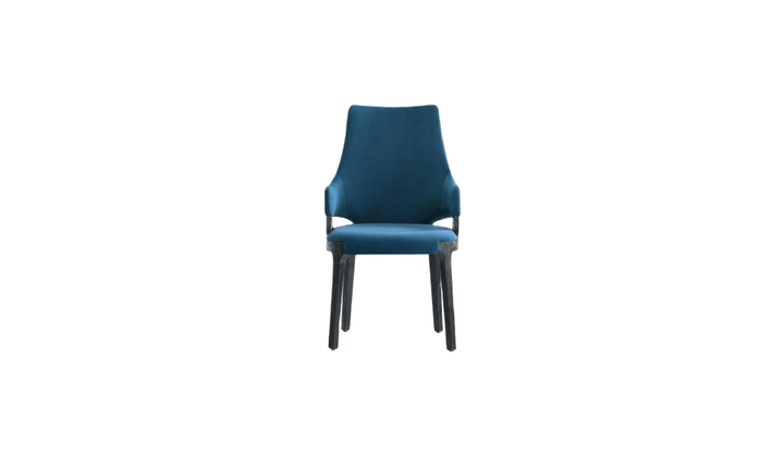 Manhattan Comfort Kara Wood Upholstered Accent Chair-Jennifer Furniture
