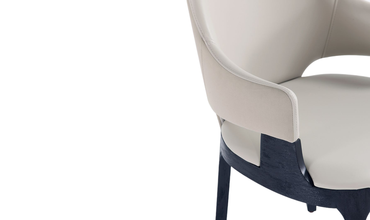 Manhattan Comfort Kara Wood Upholstered Accent Chair-Jennifer Furniture
