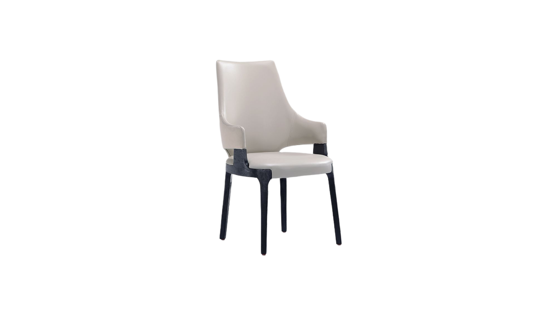 Manhattan Comfort Kara Wood Upholstered Accent Chair-Jennifer Furniture