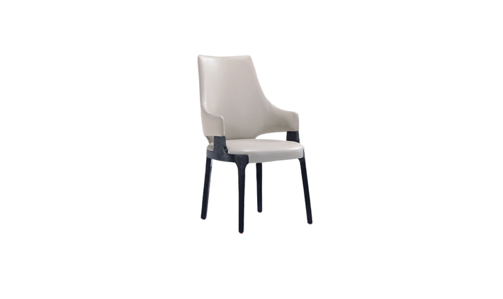 Manhattan Comfort Kara Wood Upholstered Accent Chair-Jennifer Furniture