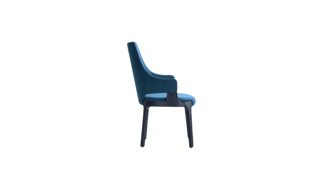 Manhattan Comfort Kara Wood Upholstered Accent Chair-Jennifer Furniture