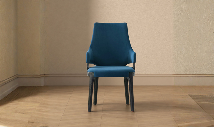 Manhattan Comfort Kara Wood Upholstered Accent Chair-Jennifer Furniture
