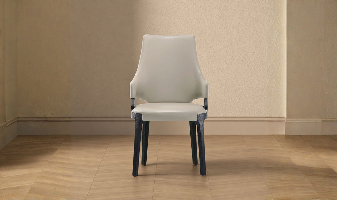 Manhattan Comfort Kara Wood Upholstered Accent Chair-Jennifer Furniture