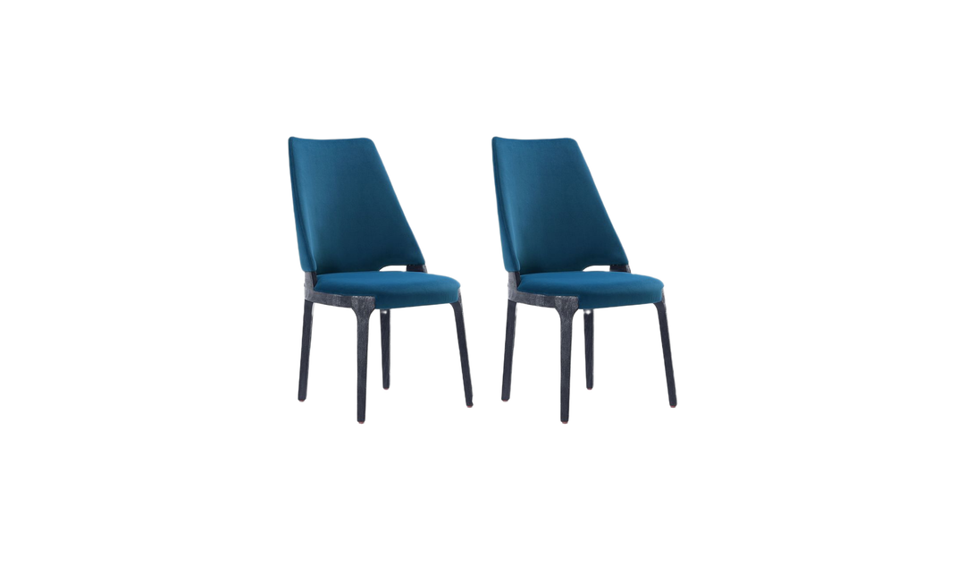 Manhattan Comfort Kara Wood Upholstered Dining Chair-Jennifer Furniture