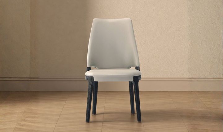 Manhattan Comfort Kara Wood Upholstered Dining Chair-Jennifer Furniture