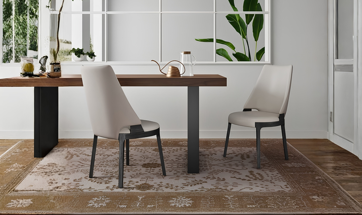 Manhattan Comfort Kara Wood Upholstered Dining Chair-Jennifer Furniture