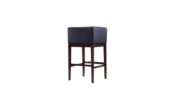 Manhattan Comfort Kingsley Wood Upholstered Barstool-Jennifer Furniture