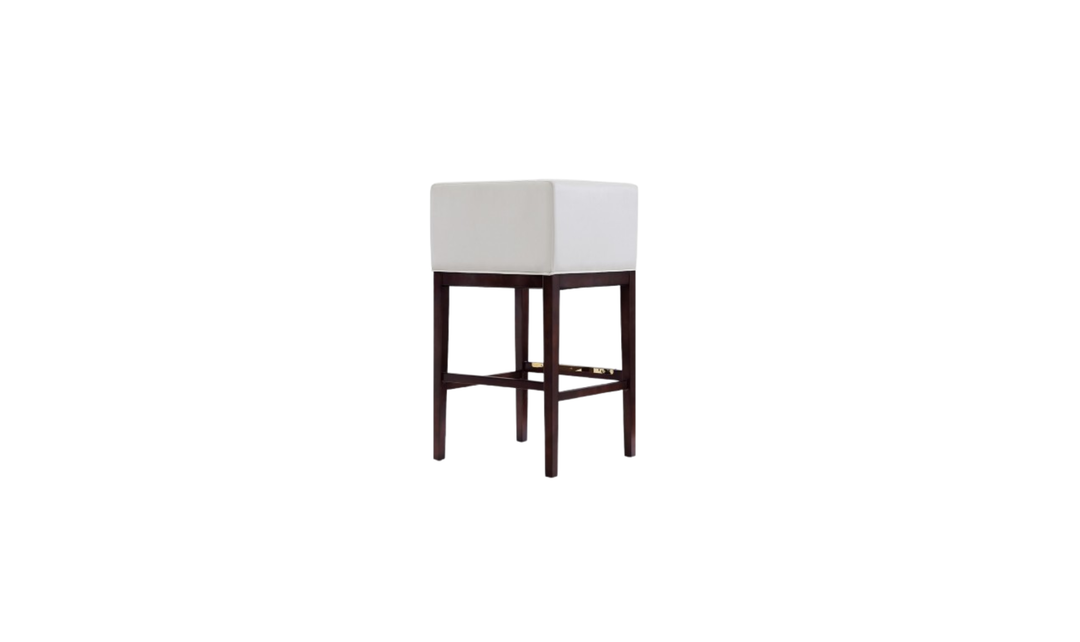 Manhattan Comfort Kingsley Wood Upholstered Barstool-Jennifer Furniture