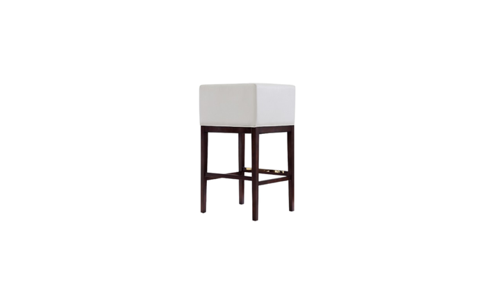 Manhattan Comfort Kingsley Wood Upholstered Barstool-Jennifer Furniture