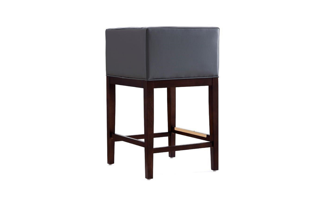 Manhattan Comfort Kingsley Wood Upholstered Counter Stool-Jennifer