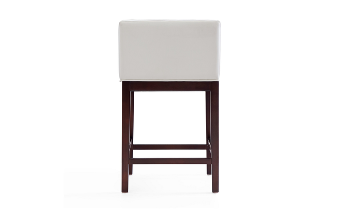 Manhattan Comfort Kingsley Wood Upholstered Counter Stool-Jennifer