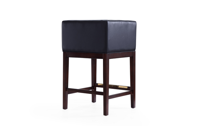 Manhattan Comfort Kingsley Wood Upholstered Counter Stool-Jennifer