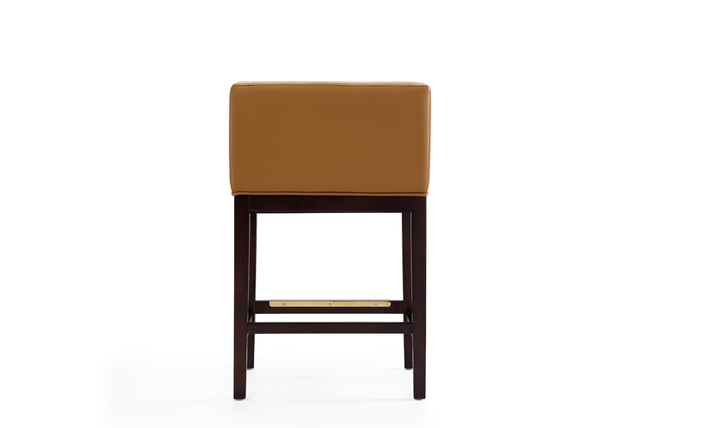 Manhattan Comfort Kingsley Wood Upholstered Counter Stool-Jennifer