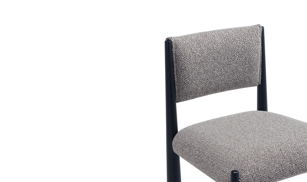 Manhattan Comfort Lennor Boucle Metal Counter Stool