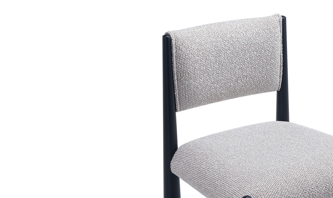 Manhattan Comfort Lennor Metal Boucle Side Chair- Jennifer Furniture