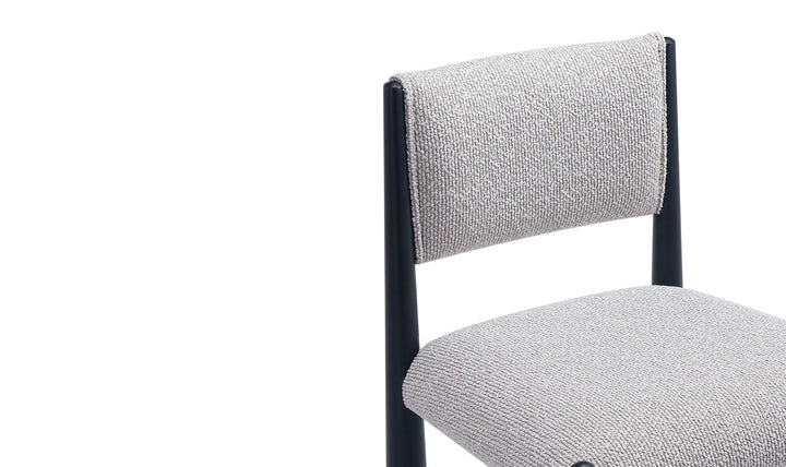 Manhattan Comfort Lennor Metal Boucle Side Chair- Jennifer Furniture