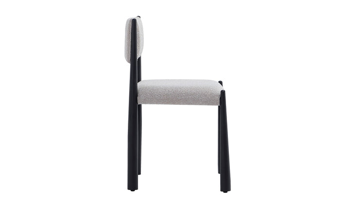 Manhattan Comfort Lennor Metal Boucle Side Chair- Jennifer Furniture