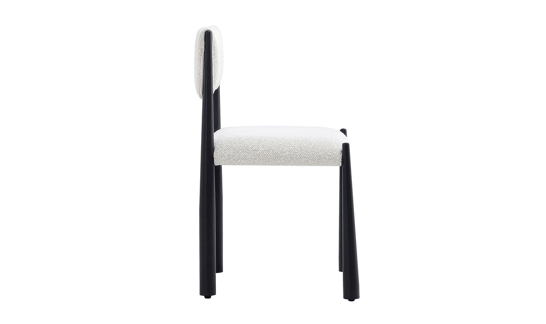 Manhattan Comfort Lennor Metal Boucle Side Chair- Jennifer Furniture