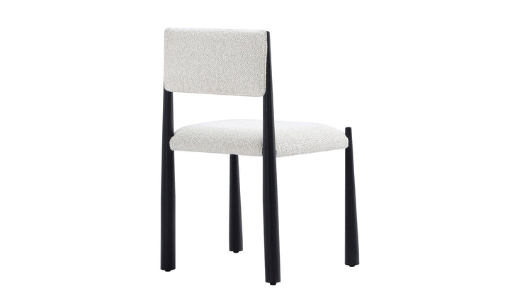 Manhattan Comfort Lennor Metal Boucle Side Chair- Jennifer Furniture