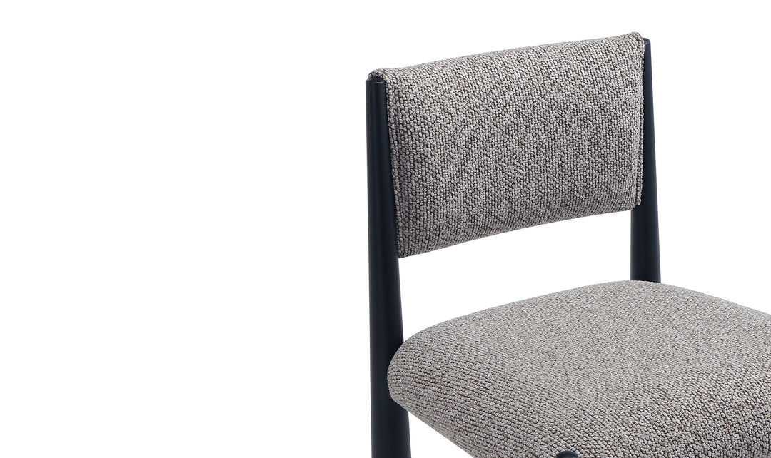 Manhattan Comfort Lennor Metal Boucle Side Chair- Jennifer Furniture