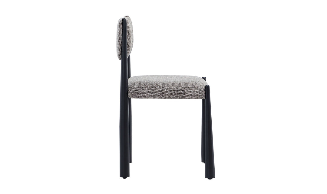 Manhattan Comfort Lennor Metal Boucle Side Chair- Jennifer Furniture