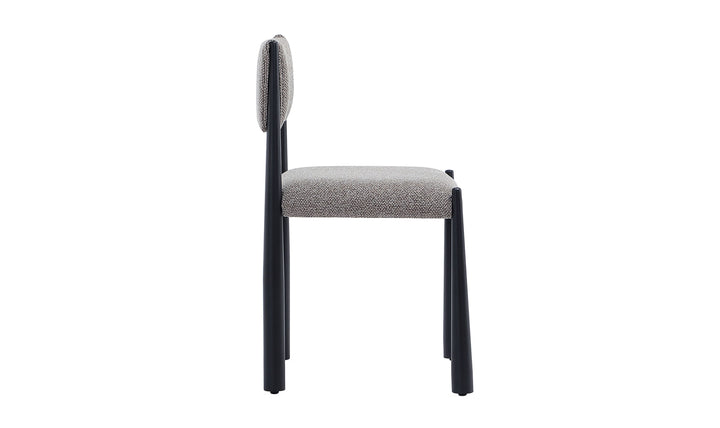 Manhattan Comfort Lennor Metal Boucle Side Chair- Jennifer Furniture