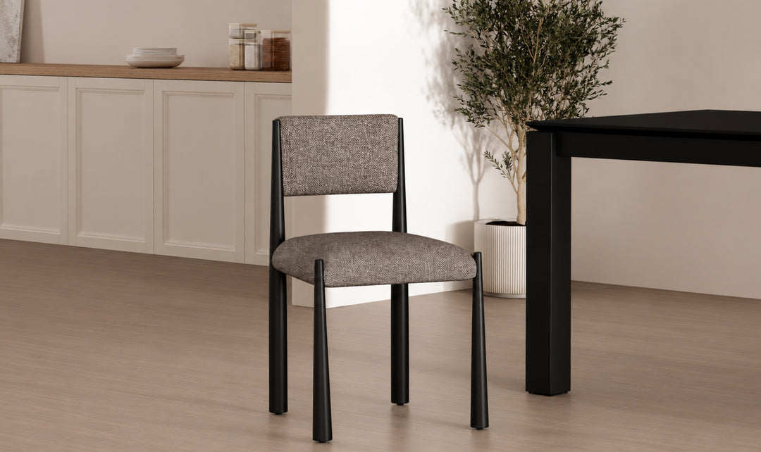 Manhattan Comfort Lennor Metal Boucle Side Chair- Jennifer Furniture