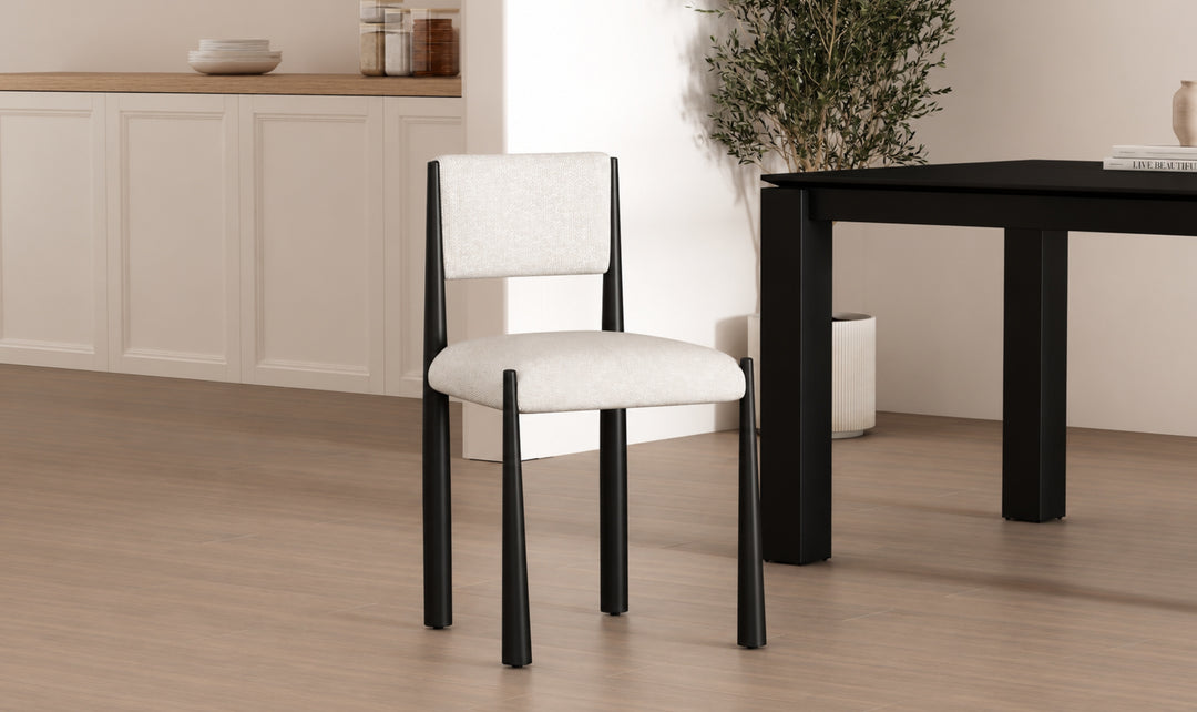Manhattan Comfort Lennor Metal Boucle Side Chair- Jennifer Furniture