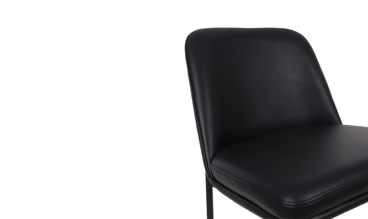 Manhattan Comfort Loft Vegan Leather Metal Counter Stool With Set of Two