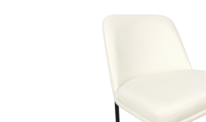 Manhattan Comfort Loft Vegan Leather Metal Counter Stool With Set of Two
