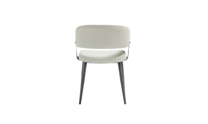 Manhattan Comfort Vegan Leather Luce Metal Base Dining Chair