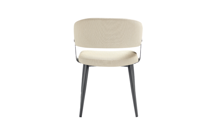 Manhattan Comfort Vegan Leather Luce Metal Base Dining Chair