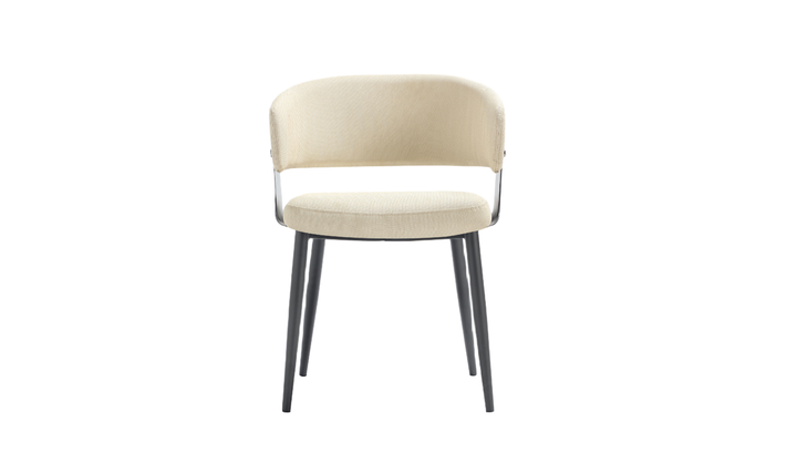 Manhattan Comfort Vegan Leather Luce Metal Base Dining Chair