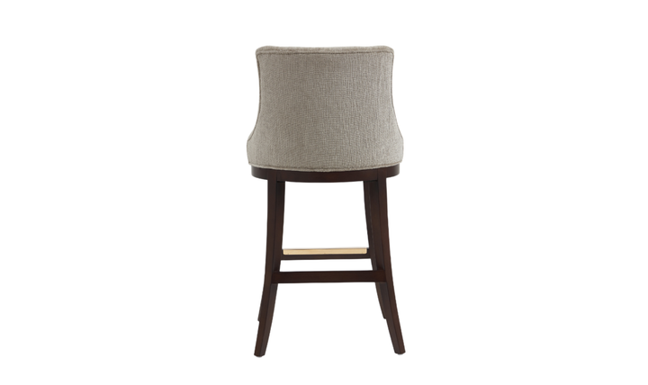 Manhattan Comfort Lucia Wooden Upholstered Chenille Barstool