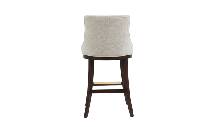 Manhattan Comfort Lucia Wooden Upholstered Chenille Barstool-jennifer
