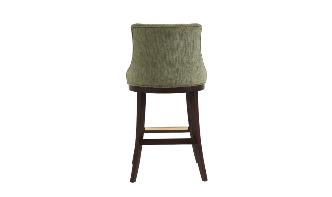 Manhattan Comfort Lucia Wooden Upholstered Chenille Barstool-jennifer