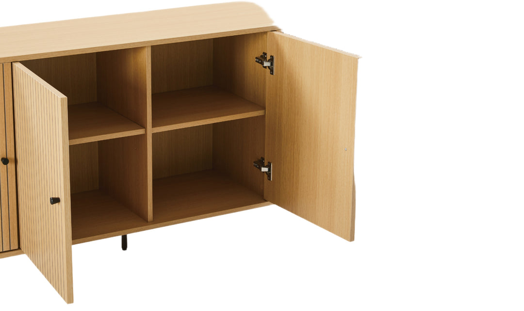 Manhattan Comfort Magnolia Wooden Sideboard-Jenniferfurniture
