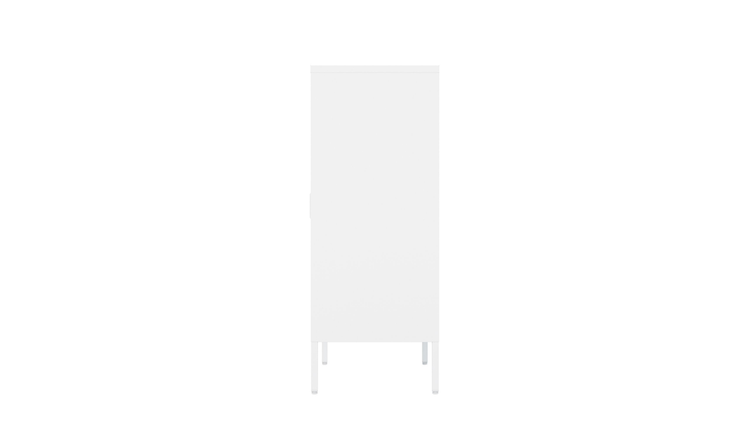 Manhattan Comfort Naomi Metal Accent Cabinet With Adjustable Shelves