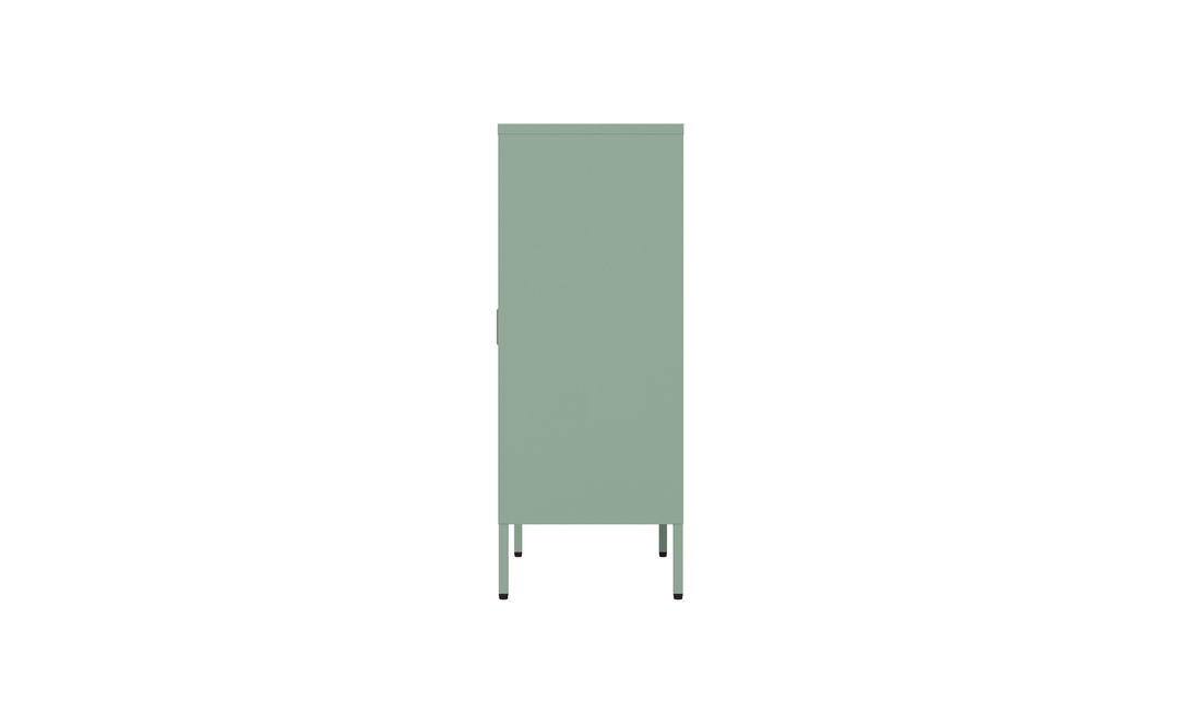 Manhattan Comfort Naomi Metal Accent Cabinet With Adjustable Shelves