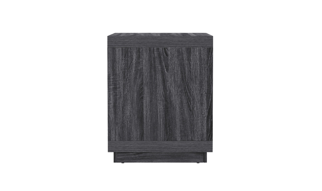 Manhattan Comfort Navis Wooden Nightstand With Two Drawers-Jennifer Furniture